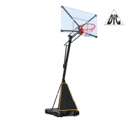 Баскетбольная мобильная стойка DFC STAND54T 136x80см поликарбонат,    НОВИНКА